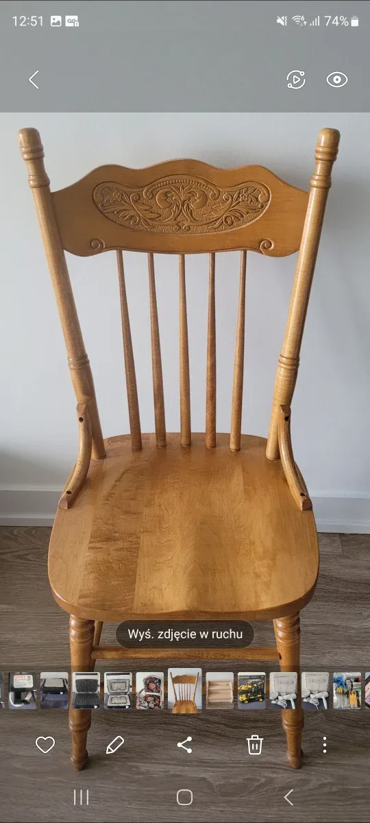 Wooden Spindle Back Chair