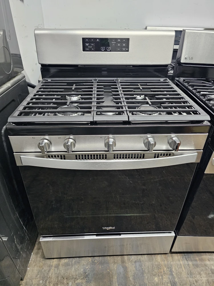 Whirlpool 30in Stainless steel gas stove