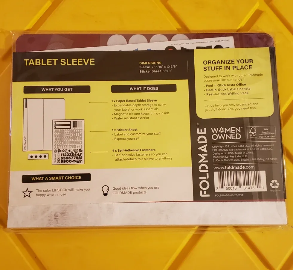 Foldmade Tablet Sleeve image indicator(2)