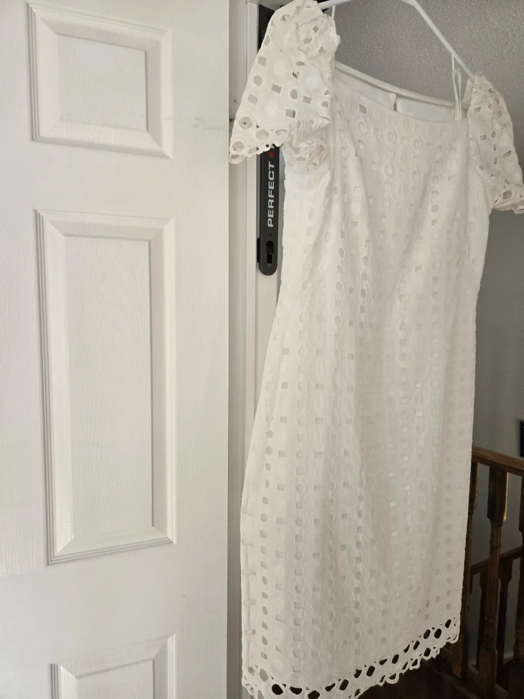 White Eyelet Dress