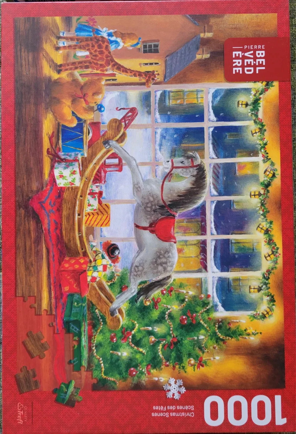 Three 1000-Piece Christmas themed puzzle sets image indicator(2)