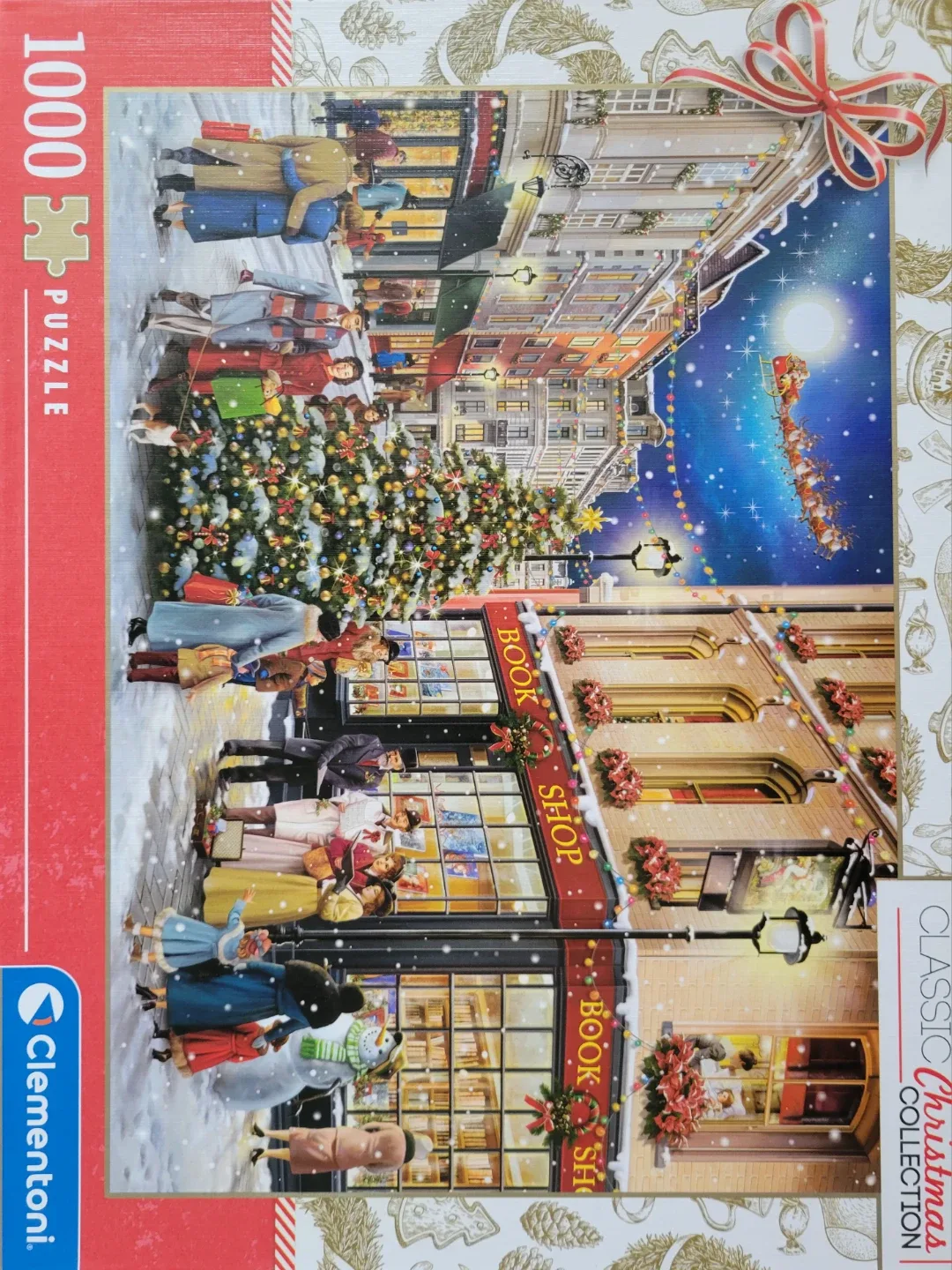 Three 1000-Piece Christmas themed puzzle sets image indicator(3)