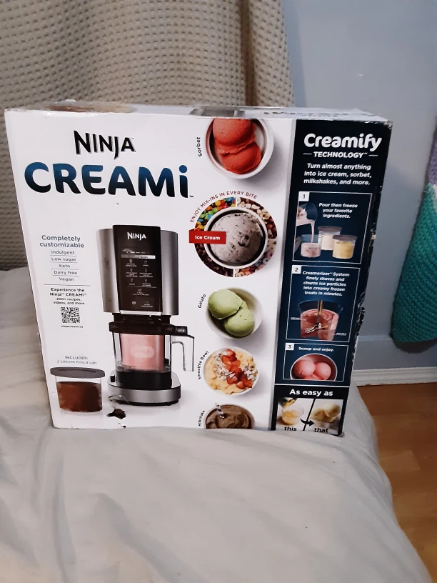 Ninja Creami Ice Cream Maker - Like New!