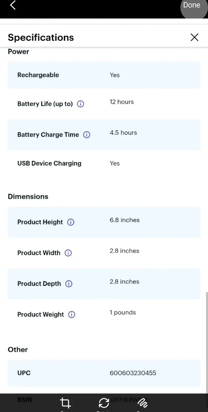 Insignia WAVE 2 Portable Bluetooth Speaker image indicator(8)