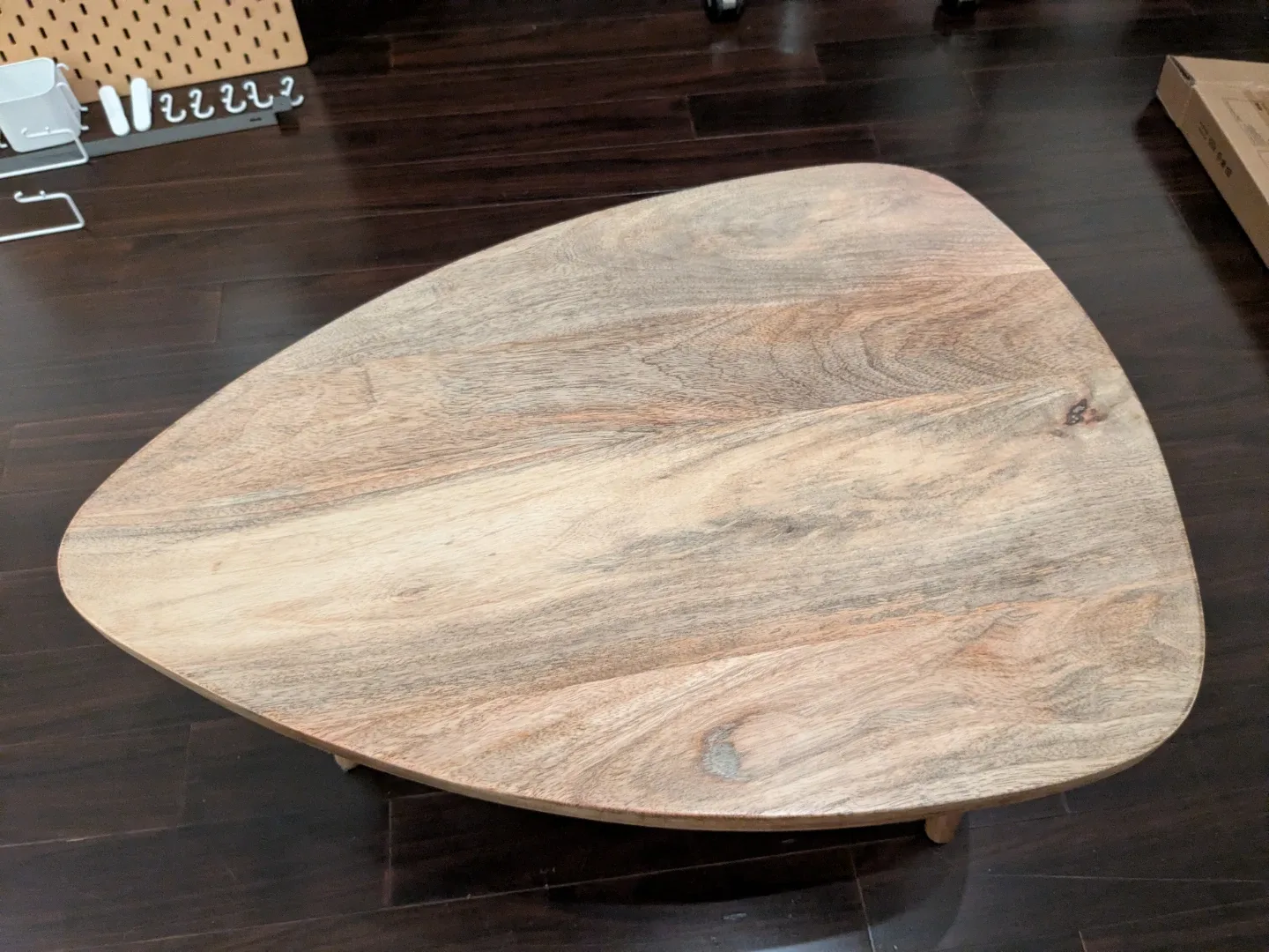 Wooden Triangle Coffee Table image indicator(3)