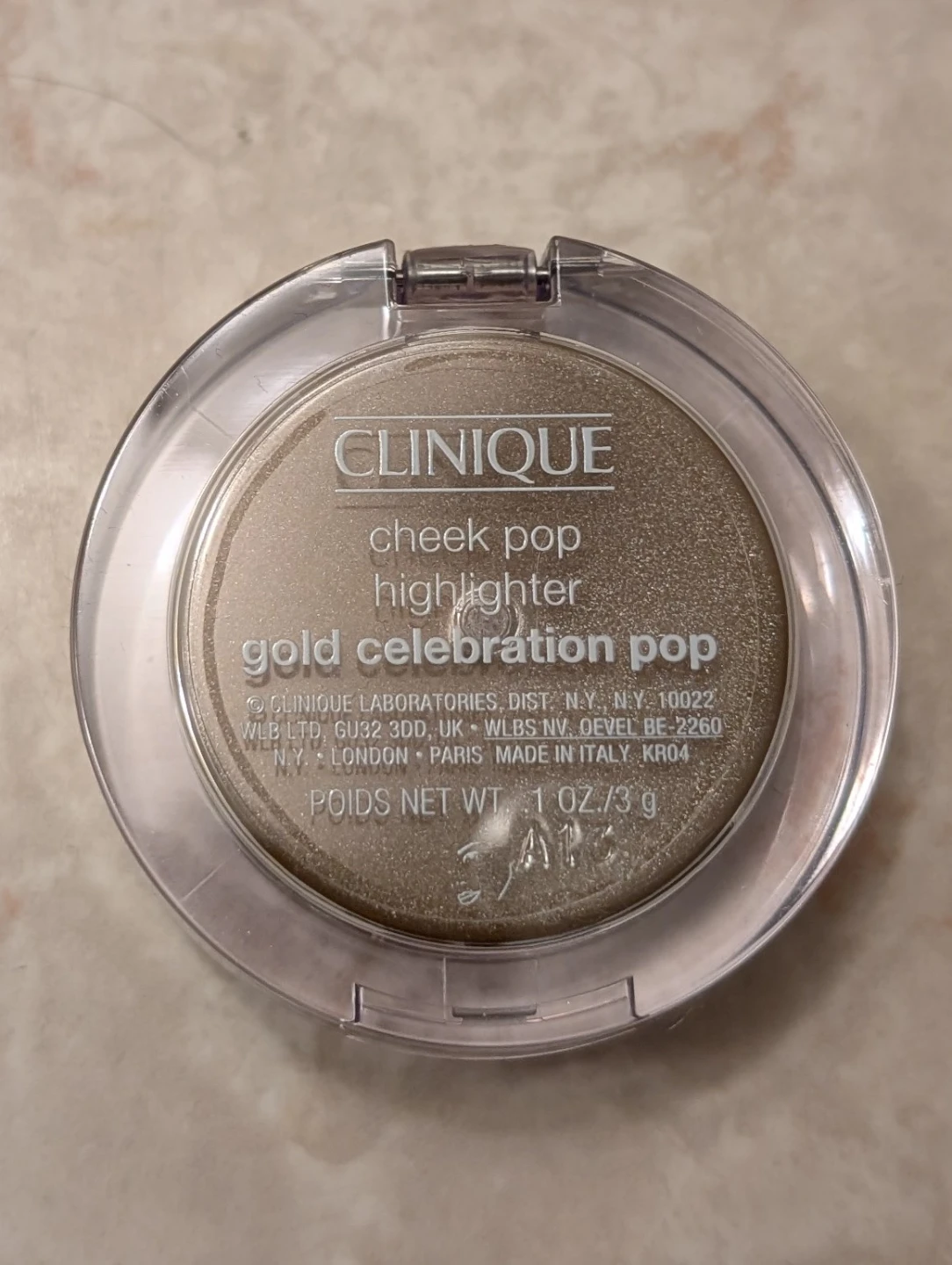 Clinique Cheek Pop Highlighter - Gold Celebration Pop - photo 3