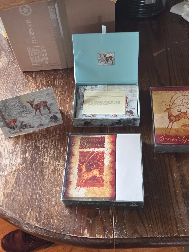 Peter Pauper Press Holiday Greeting Cards Set