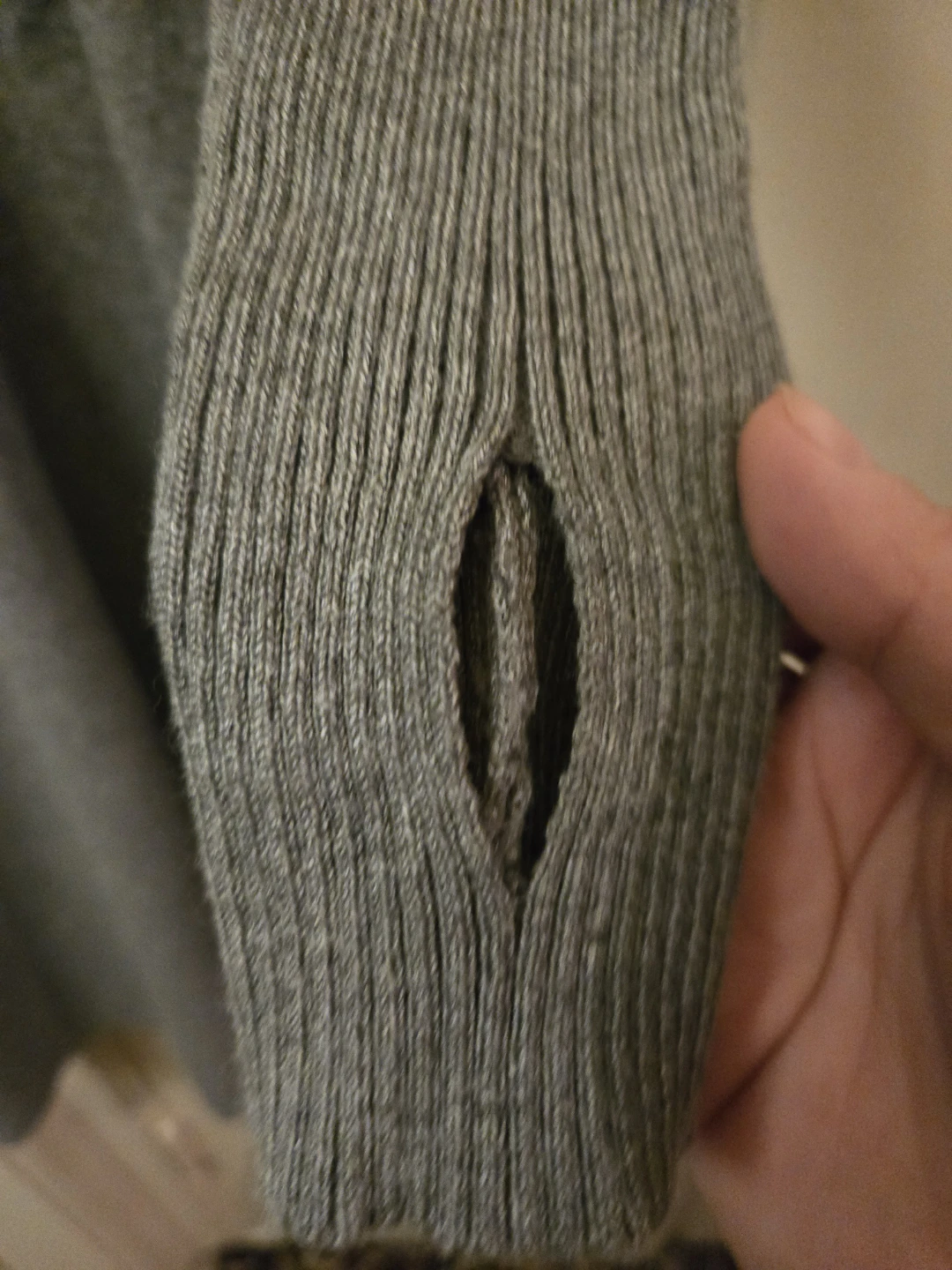 Women gray large size turtle neck dress - photo 2