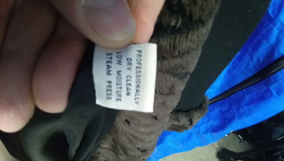 D'Anna Black 100% Wool Coat with Faux Fur Trim image indicator(6)