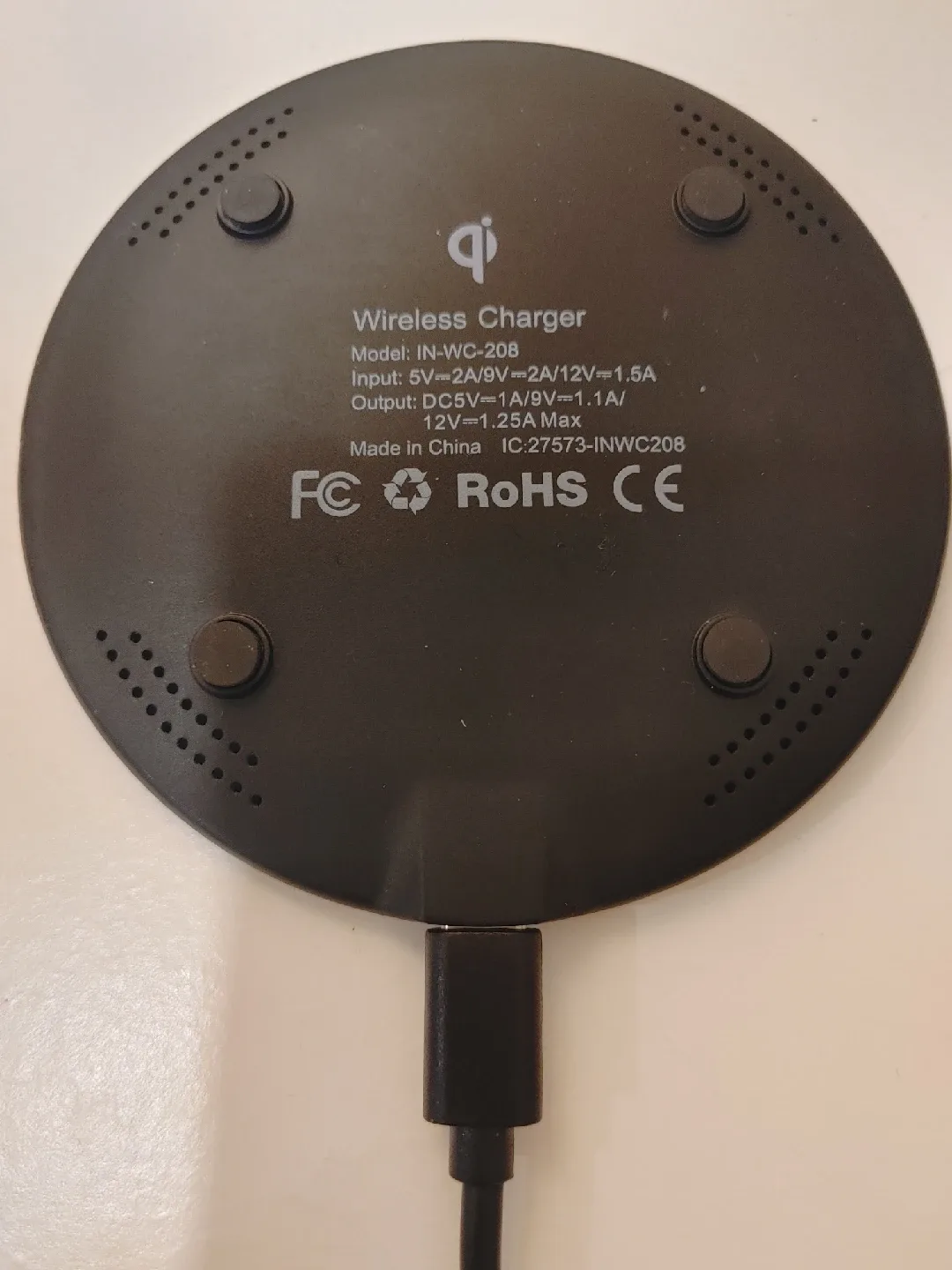 WIRELESS CHARGER Axessorize 15W PROCharge image indicator(2)