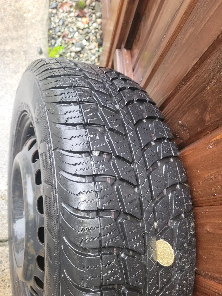 Winter tires with steel wheels 65 R15 91 H MS Federal 90+% tread image indicator(3)