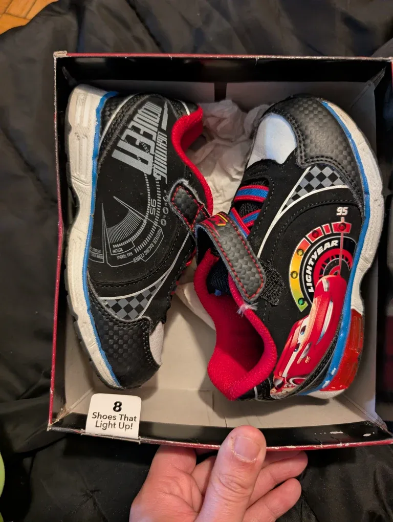 Disney Pixar Cars Light-Up Shoes - Size 8