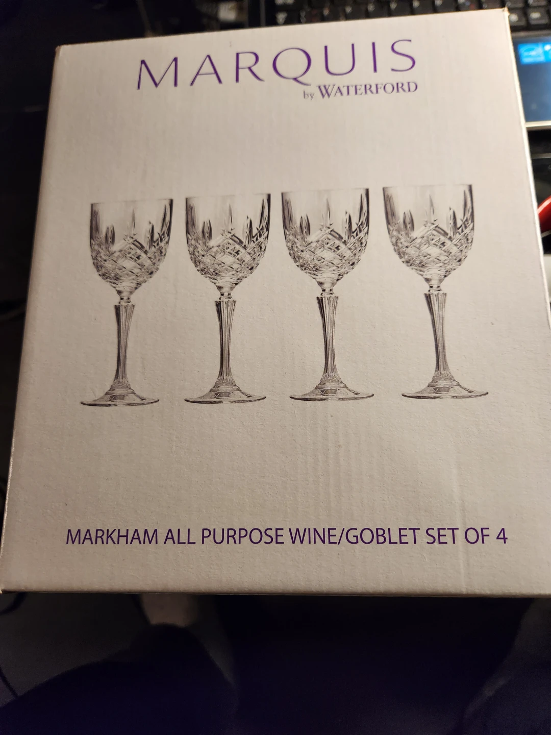 Marquis by Waterford Markham Wine/Goblet Set of 4