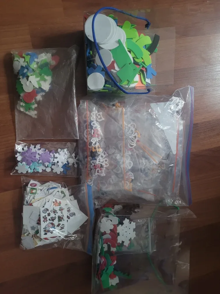 Craft Holiday Foam Shapes and Stuckers