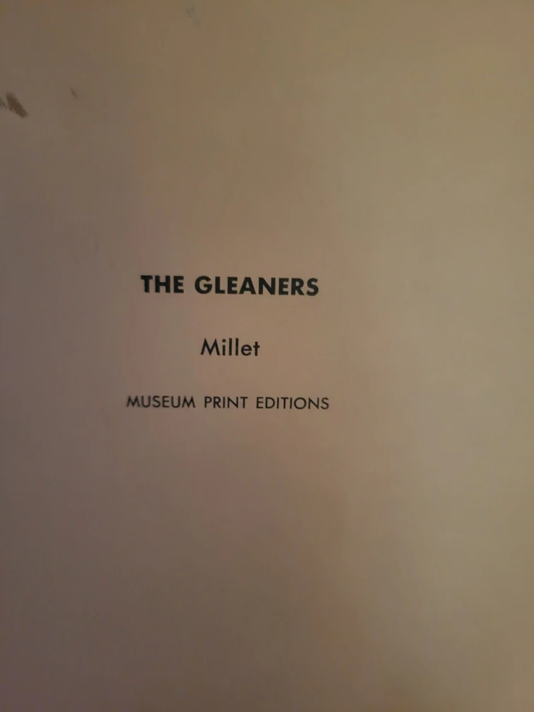 The Gleaners Millet Museum Print Editions - photo 2