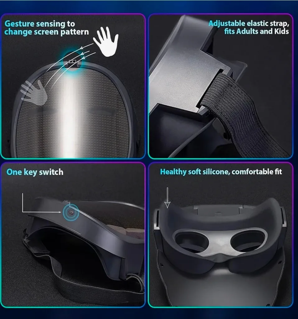 Shining App Mask - DIY Face Mask image indicator(4)