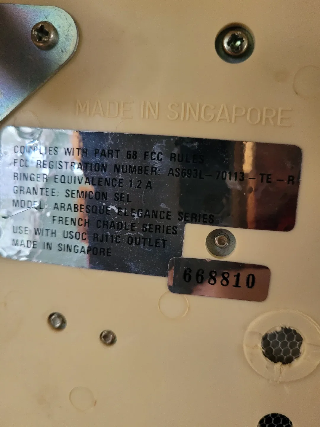 Vintage Arabesque Elegance Series Phone image indicator(5)