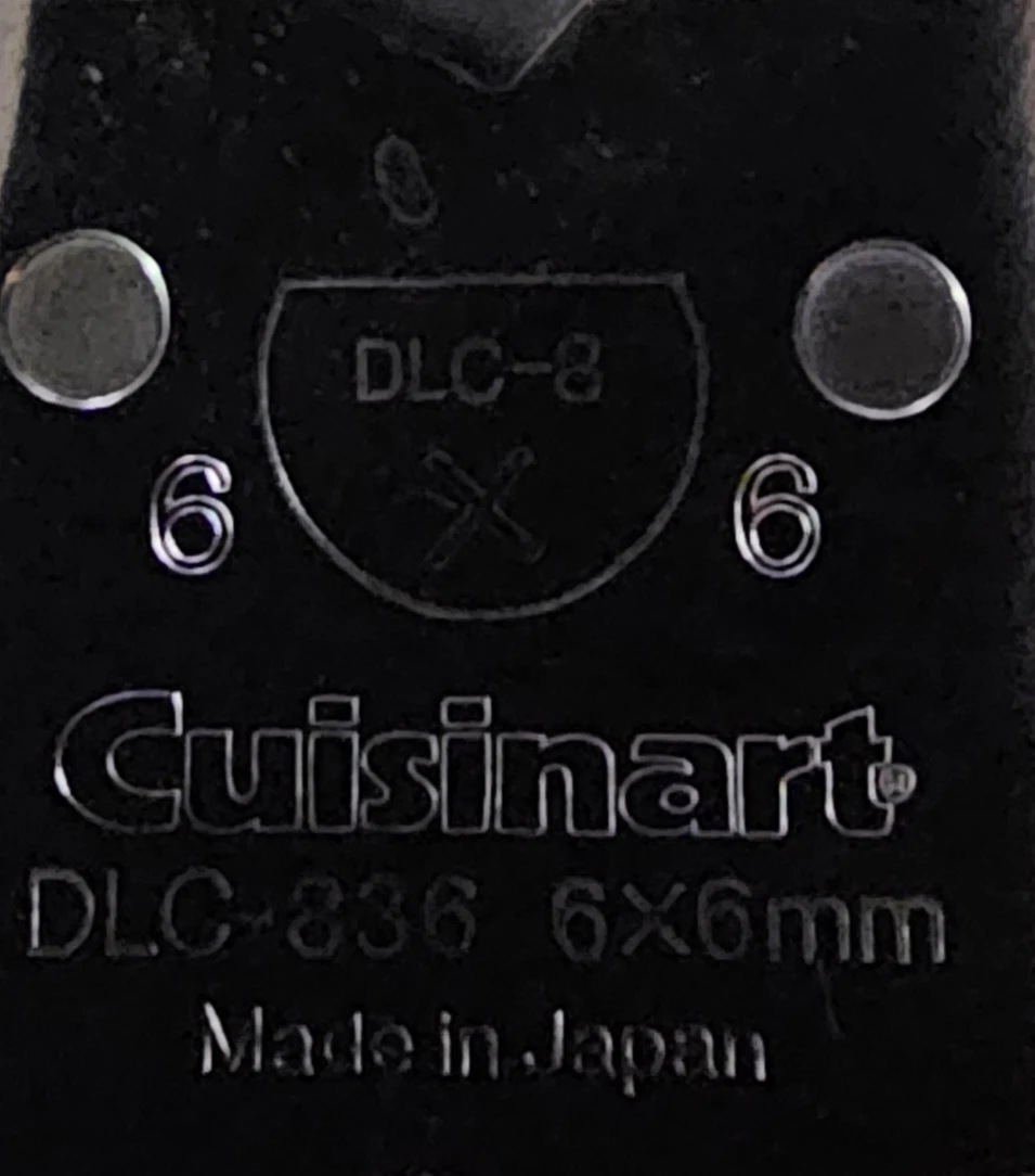Cuisinart DLC-8 DLC-836 Julienne/fry chipping disc 6x6mm - photo 2