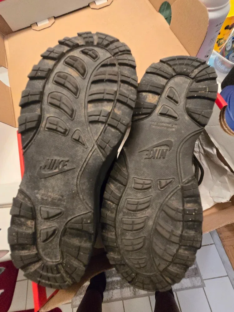 Nike Black Leather Boots