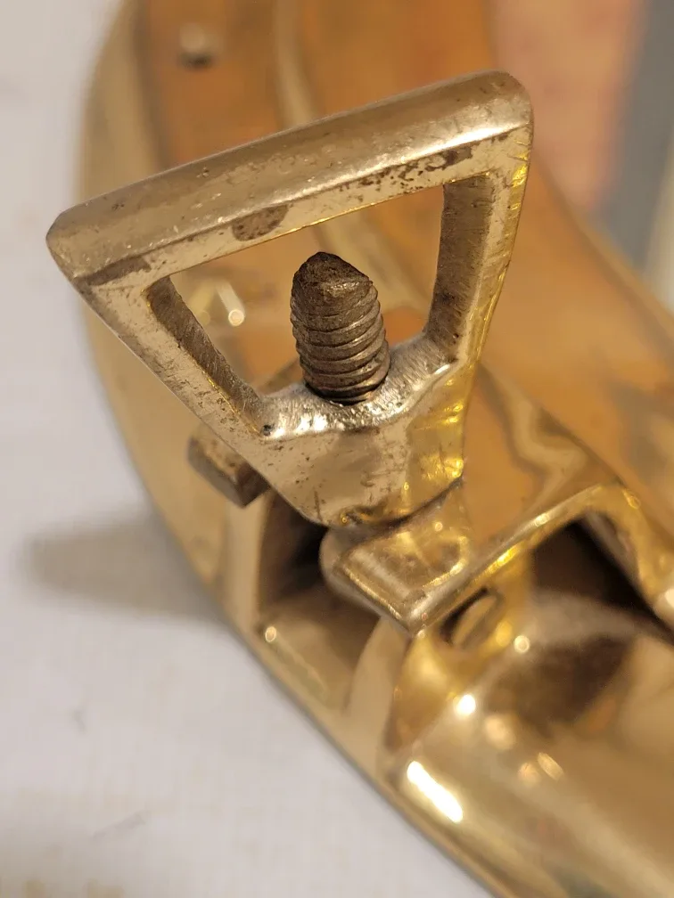 Vintage Brass Porthole Mirror image indicator(6)