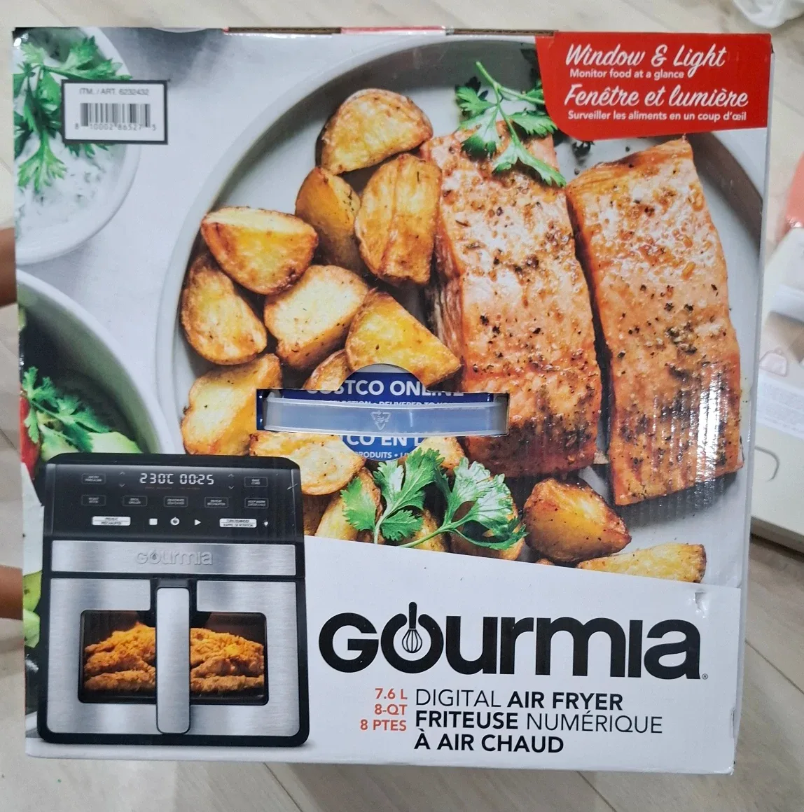 Gourmia 7.6L Digital Air Fryer - New! image indicator(4)