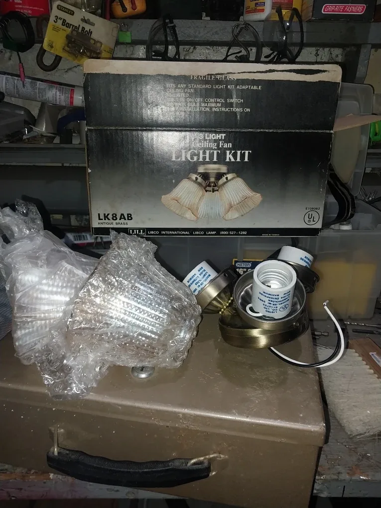 LIBCO 3 Light Ceiling Fan Light Kit LK8AB