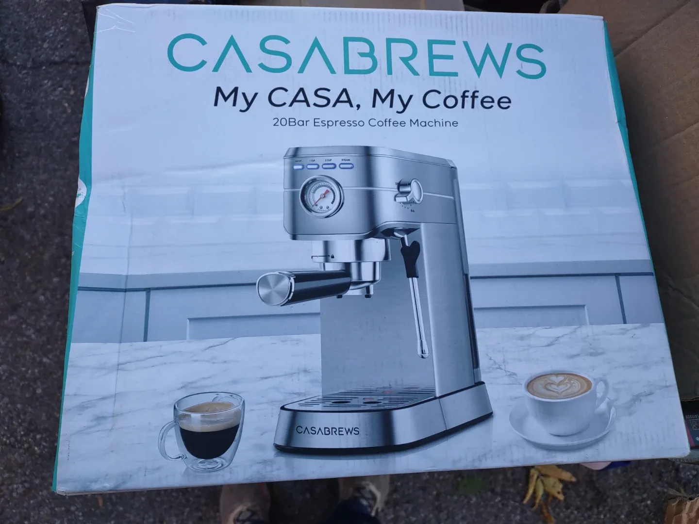 CASABREWS 20Bar Espresso Coffee Machine thumbnail