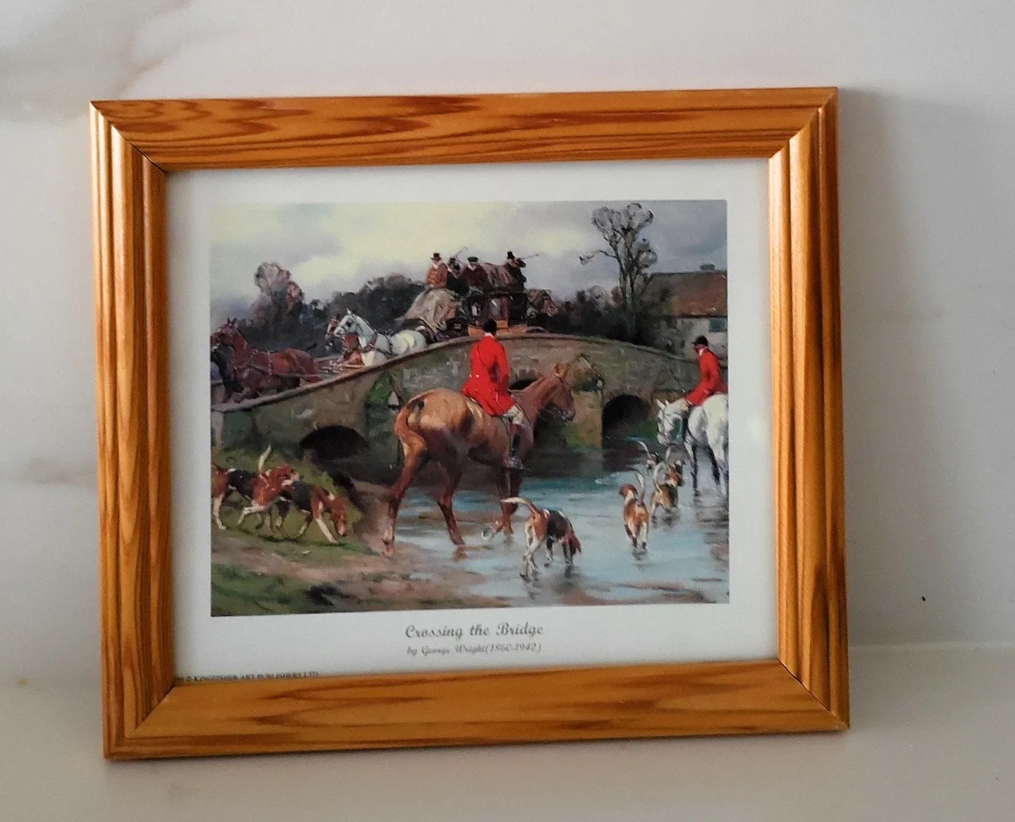 George Wright Vintage Framed Horse Hunt Prints - Set of 4 image indicator(7)