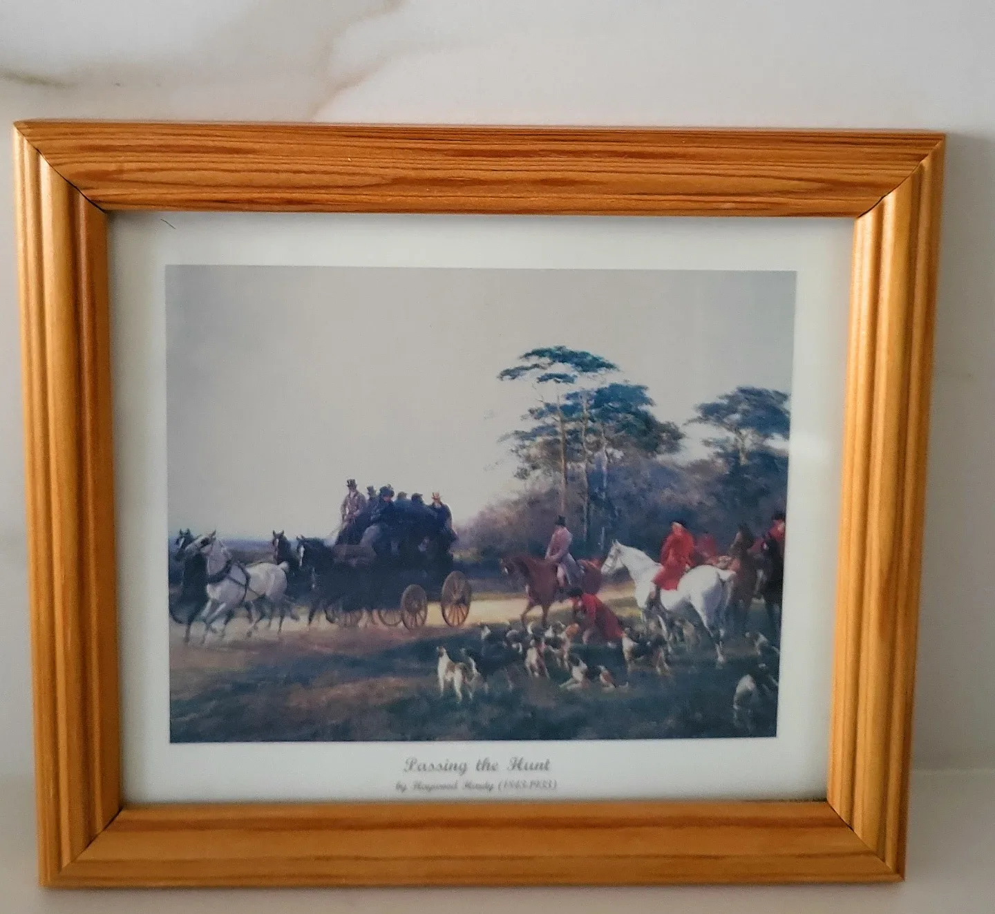 George Wright Vintage Framed Horse Hunt Prints - Set of 4 image indicator(8)