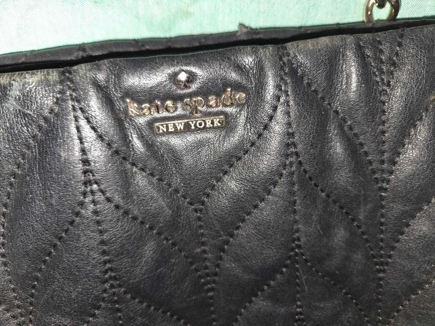 Kate Spade Black Quilted Leather Shoulder Bag image indicator(3)