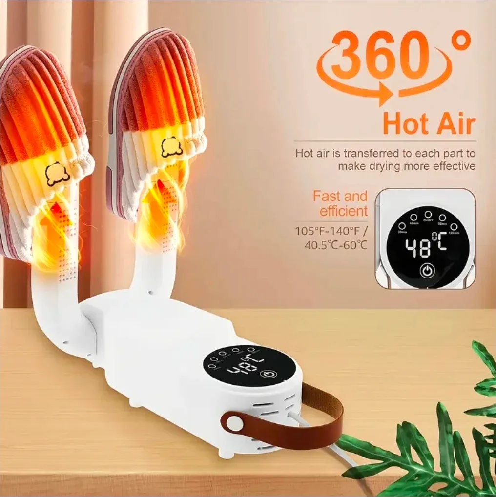 Portable Shoe Dryer with Timer Function image indicator(3)