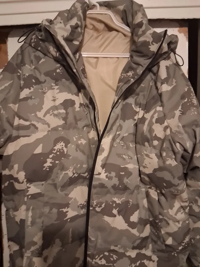 Mens camo winter coat