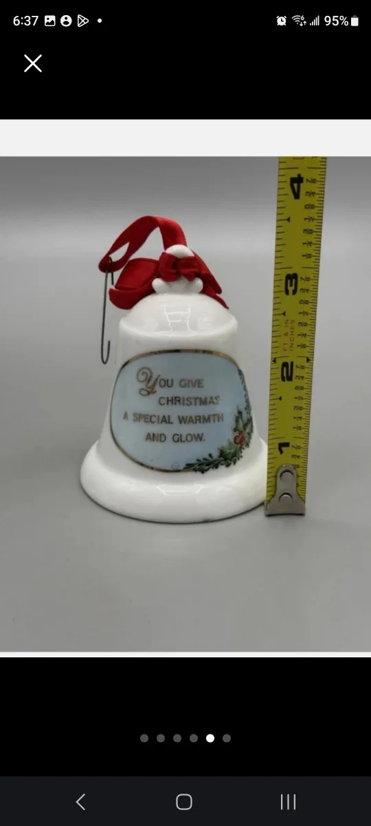 New Hallmark 1988 Keepsake Ornament - Mother and Dad image indicator(5)