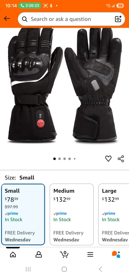 SAVIOR HEAT Heated Gloves - Medium