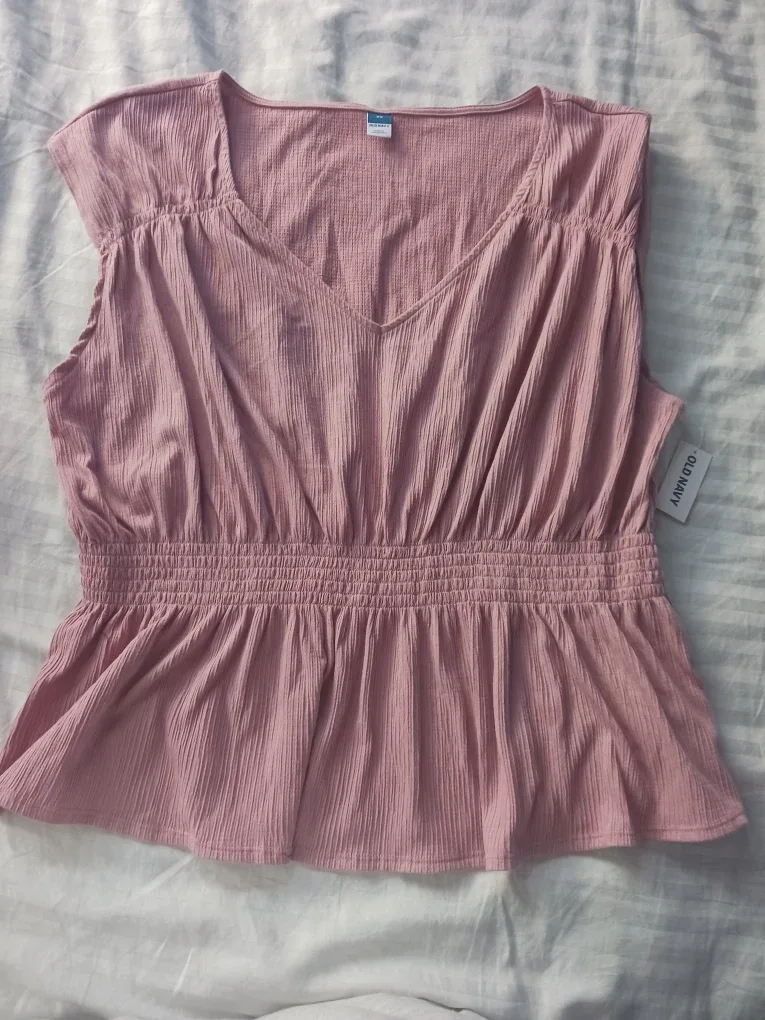 Old Navy Pink Blouse - Size 2X