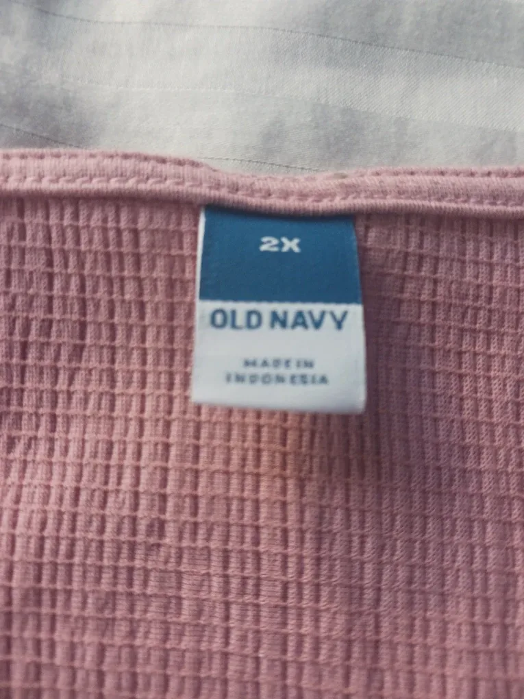 Old Navy Pink Blouse - Size 2X image indicator(2)