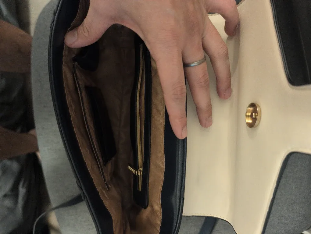 Allen Solly Colour Block Handbag image indicator(3)