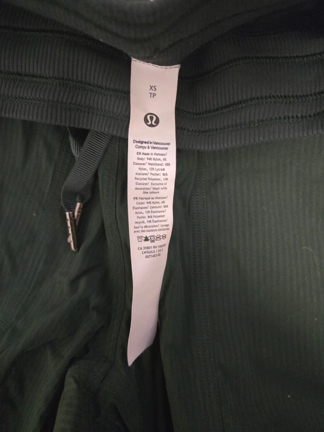 Lululemon Olive Green Cargo Pants - Size XS image indicator(4)