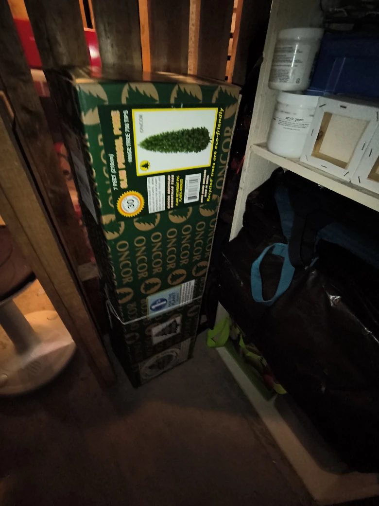 7 Feet Slim Pencil Pine Christmas Tree - New - photo 2