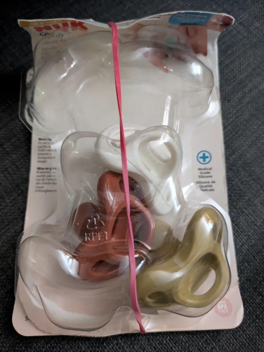 New NUK Orthodontic Pacifiers (3-pack)
