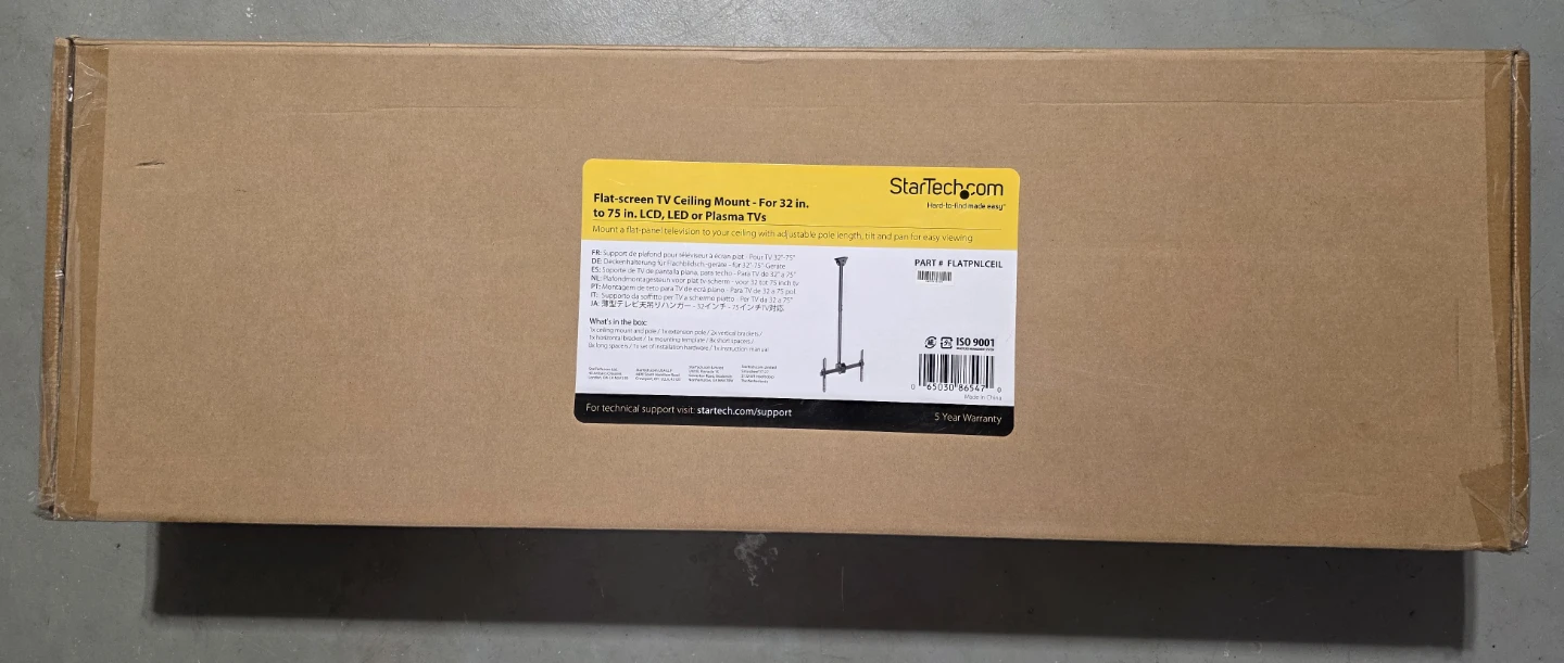 New StarTech Flat-Screen TV Ceiling Mount (32-75") - photo 3