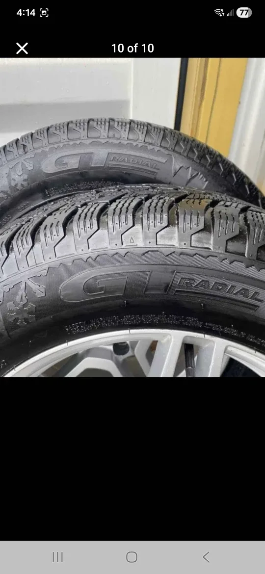 winter tires on rims (225/65R17, 5×127 image indicator(10)