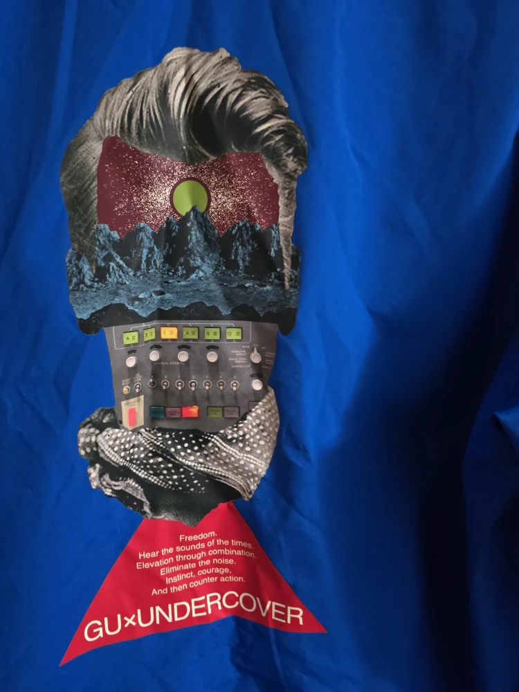 GU x UNDERCOVER David Bowie Blue  Jacket -  XL Japan - photo 3