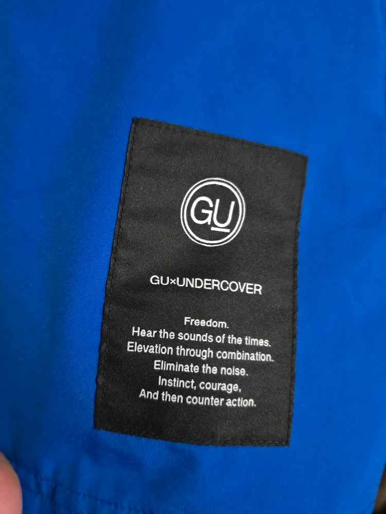 GU x UNDERCOVER David Bowie Blue Coach Jacket - Size XL Japan image indicator(4)