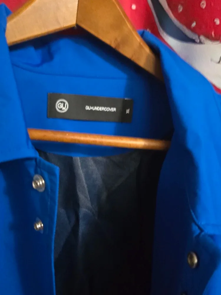GU x UNDERCOVER David Bowie Blue Coach Jacket - Size XL Japan image indicator(5)