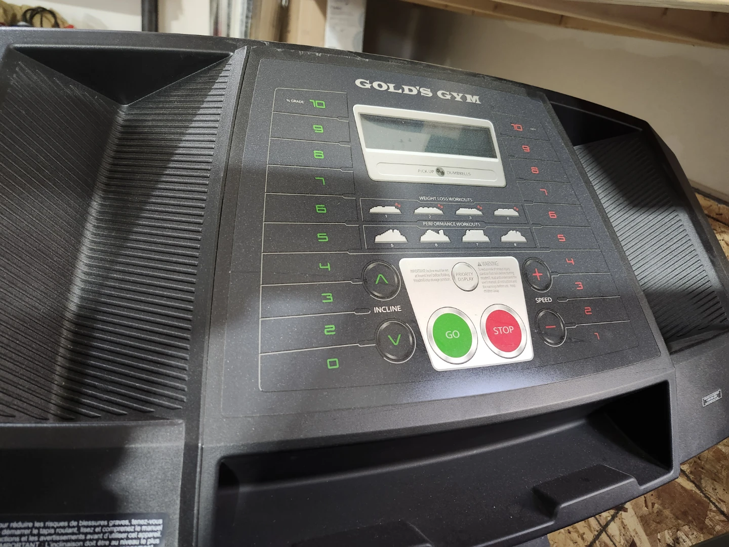 Gold's Gym Air Stride Plus Treadmill