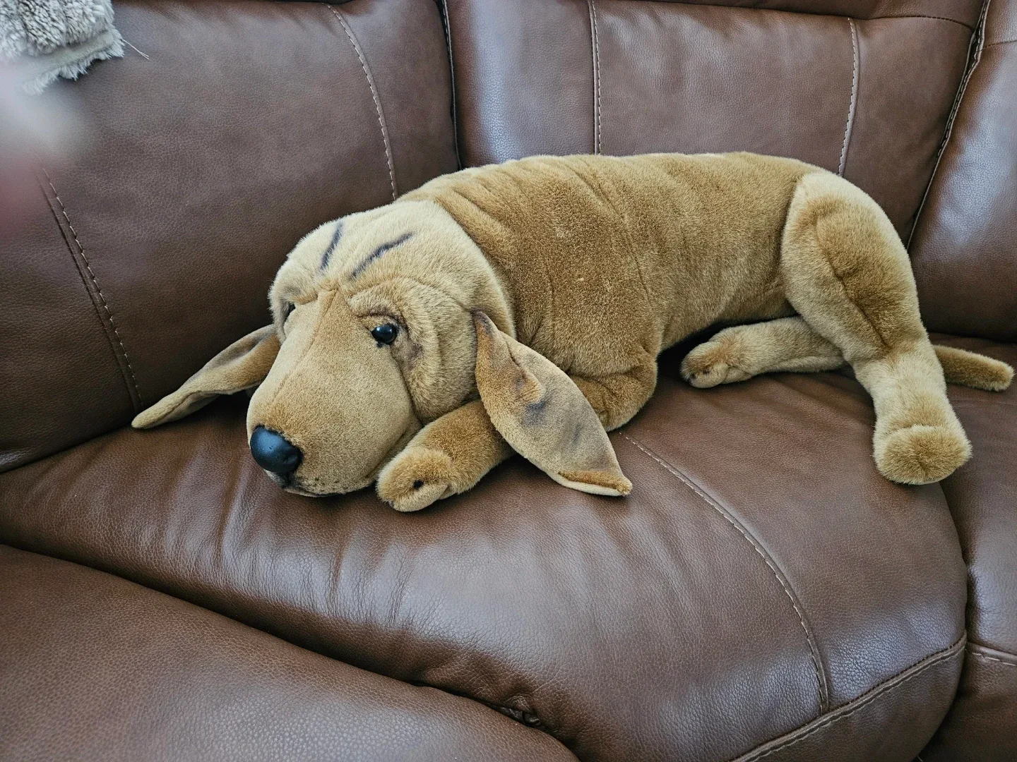 Stuffed Dog Plush - Brown