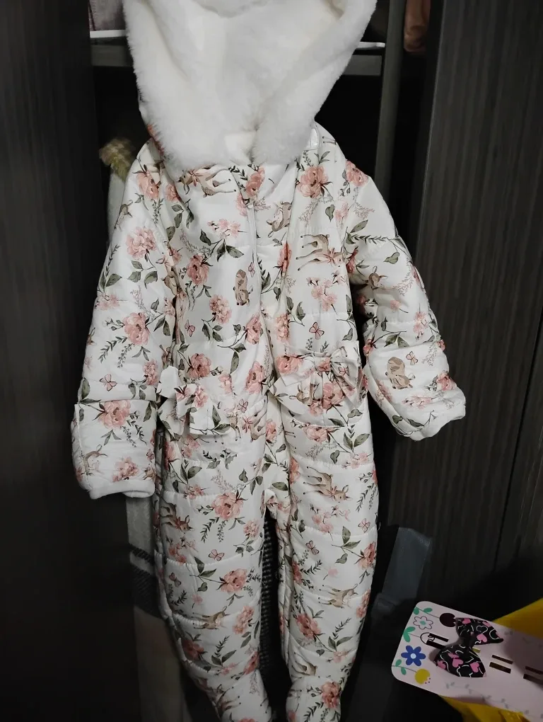 Tahari Baby Floral Snowsuit image indicator(2)