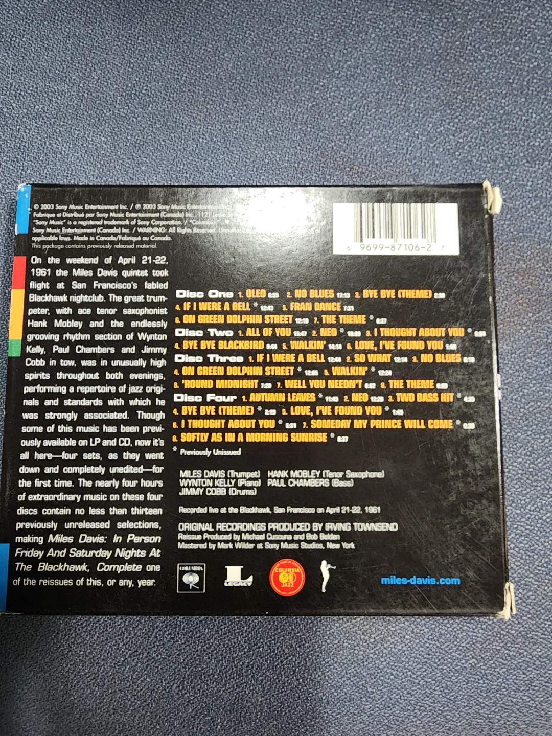 Miles Davis In Person Friday & Saturday Nights At The Blackhawk image indicator(2)