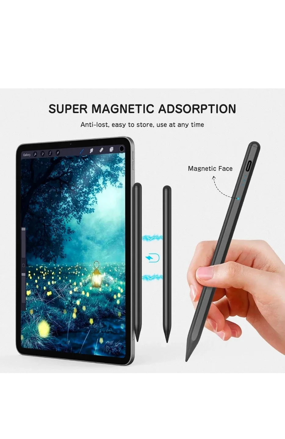 iPad Stylus Pencil, for iPad 2018 or later, White